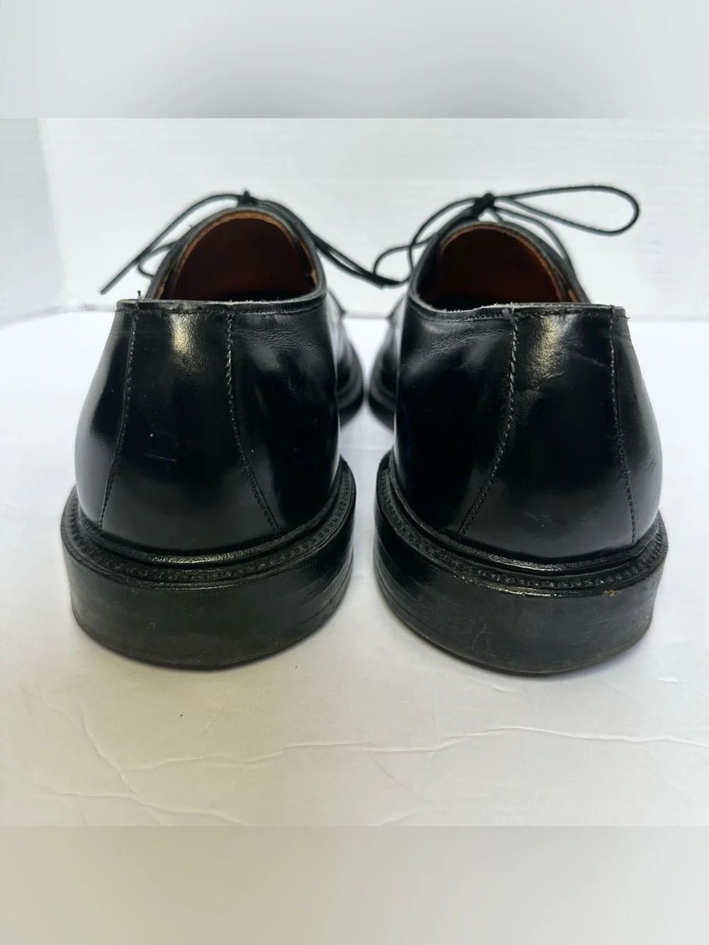 Allen Edmonds Men’s Black Walton Oxfords Lace Up Split Front Dress Shoes-Size 11